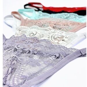 NWT | Vision Underwear 6 Pack Sexy Floral Lace G-String Thong Panties